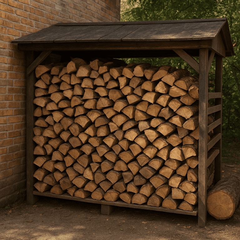 Jak przechowywać drewno do kominka