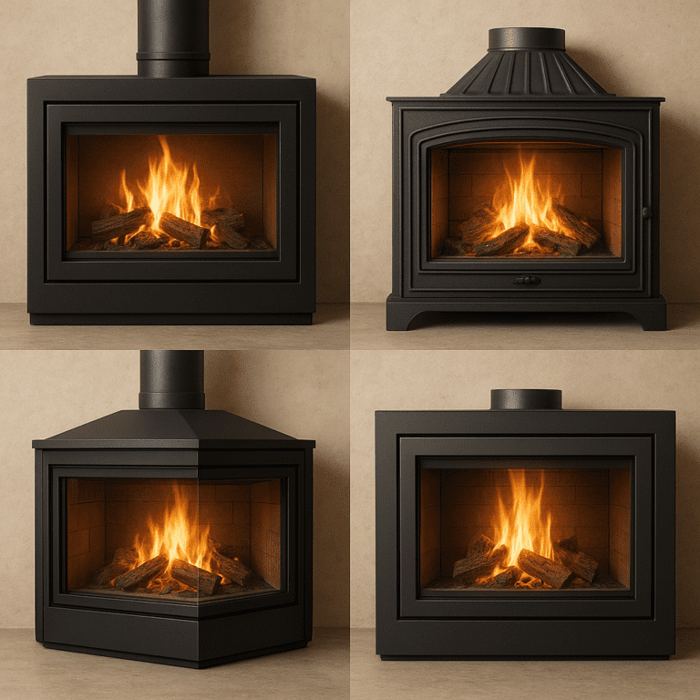 Jakie są rodzaje wkładów kominkowych