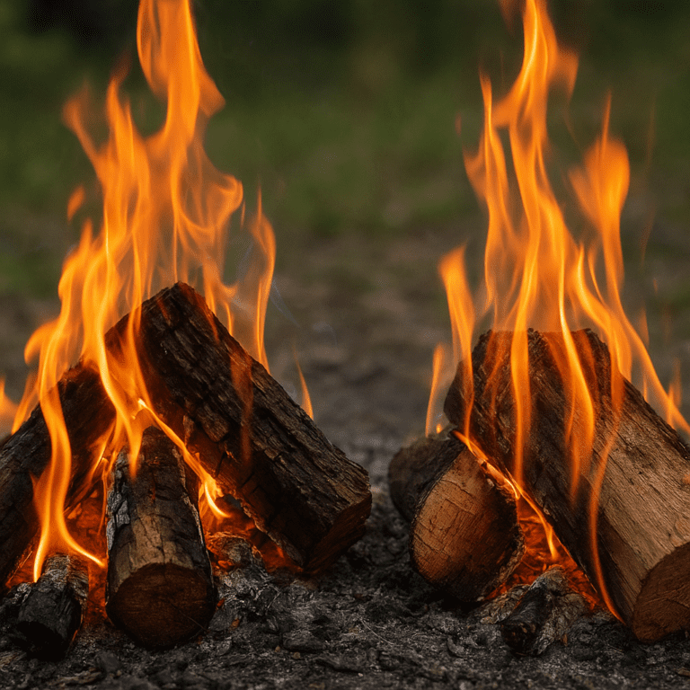 Jakie są różnice w spalaniu drewna liściastego i iglastego