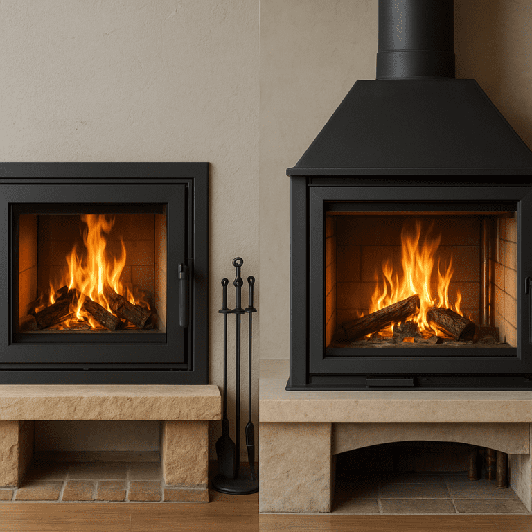 Wkład kominkowy powietrzny czy z płaszczem wodnym – co wybrać