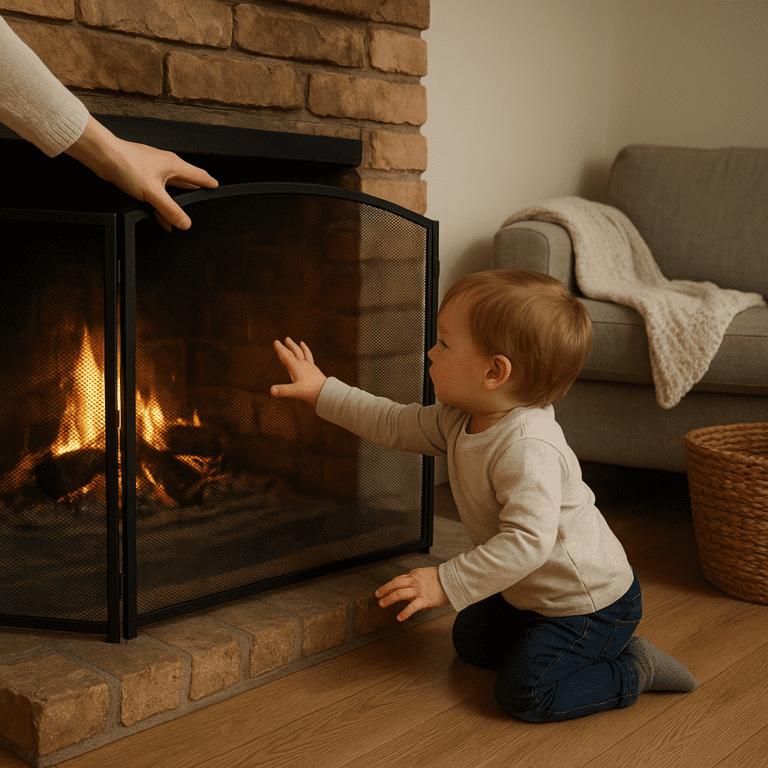 Jak dbać o bezpieczeństwo dzieci w domu z kominkiem