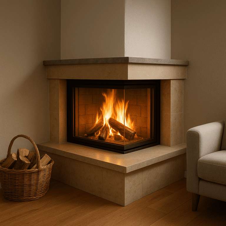 Kominek narożny – zalety i wady